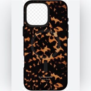 Kate Spade Brown Patterned iPhone 2024 Case NIB